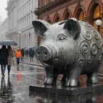 В Москве хотят поставить памятник ипотеке — огромную свинью-копилку